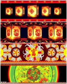 鸡年 灯笼 剪纸喜庆视频