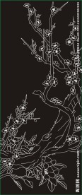 梅花雕刻图