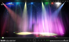 舞台灯光秀光芒聚光灯射灯