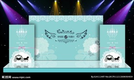 舞台背景 婚庆背景求婚