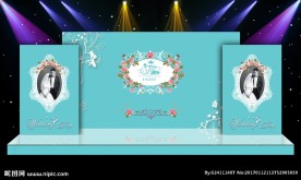 舞台结婚背景 婚庆背景