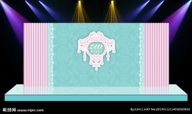 舞台背景 婚庆生日背景