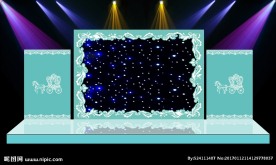 舞台背景 结婚生日婚庆