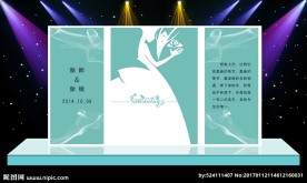 婚庆背景 订婚背景舞台