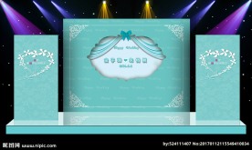 结婚婚庆舞台背景