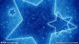 蓝色梦幻星星