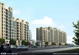 房地产商业楼(3ds+psd)