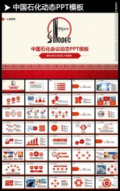 中国石油化工PPT模板下载