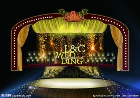 时尚摩登婚礼效果图