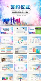 商务贸易战略合作签约仪式PPT