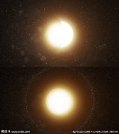 宇宙高亮高热星球背景素材