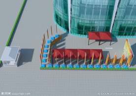 室外路演活动现场