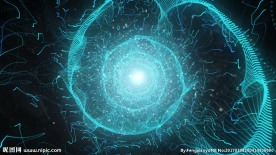 漩涡螺旋粒子特效背景素材