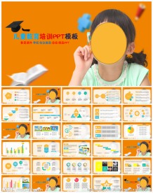 儿童教育培训PPT模板