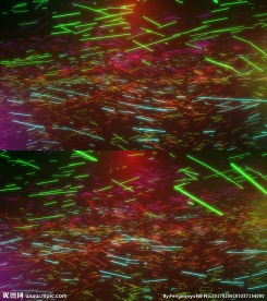 彩色线粒子火星特效背景素材