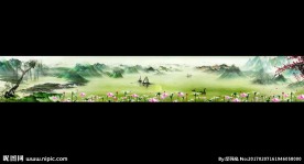 中国风水墨江南水乡