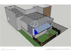 阳光房草图大师SU模型