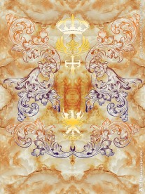 欧式花纹大理石玄关