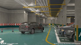 三维地下车库
