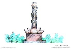 景观雕塑设计图