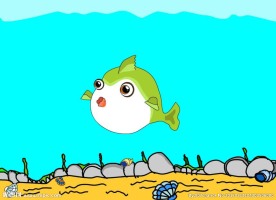 鱼和环保关爱自然Flash