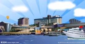 城市动画flash即景