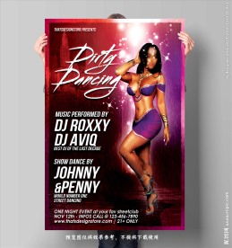 性感明星活动海报