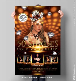 酒吧明星阵容演出海报