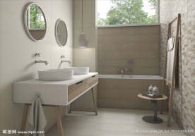 瓷砖空间  室内  洗手间