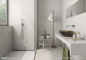 瓷砖空间  室内  洗手间