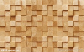 简约立体方块背景墙装饰画