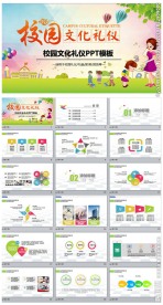 学校校园学生礼仪礼貌教育PPT