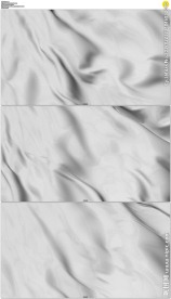 飘动的白色绸缎