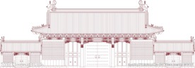 古建筑矢量图