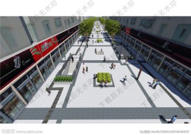 步行街效果图（JPG图片）