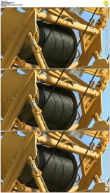 转动的起重机刚绳