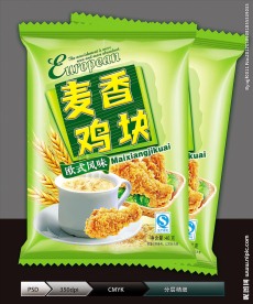 麦香鸡块(展开图)