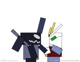 机器人和怪兽打架10秒