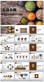 五谷杂粮美味食物宣传介绍PPT