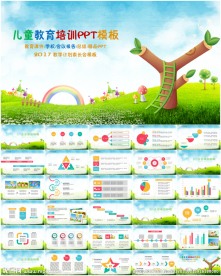 儿童教育培训PPT模板