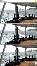 游艇上看大海