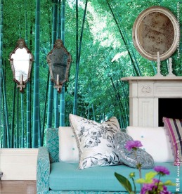 欧式家居 壁画壁纸效果图图片