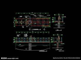 木栈道施工大样图