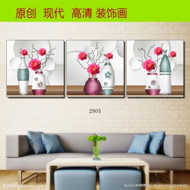 花卉无框画图片