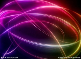 彩色炫光线条