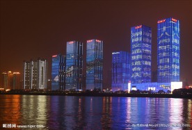 长沙湘江夜色高清视频素材