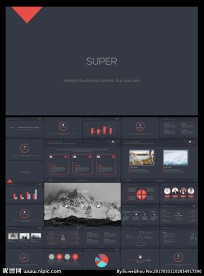 红黑KeyNote商务PPT