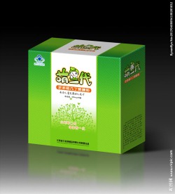 少儿保健品包装展开图