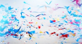 蝴蝶飞舞汇聚模板