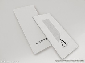 空白三折页样机